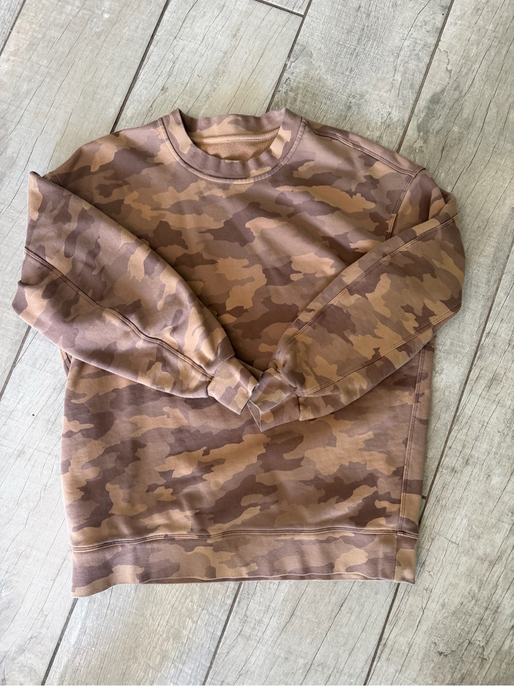 lululemon Camo Crewneck Sweatshirt